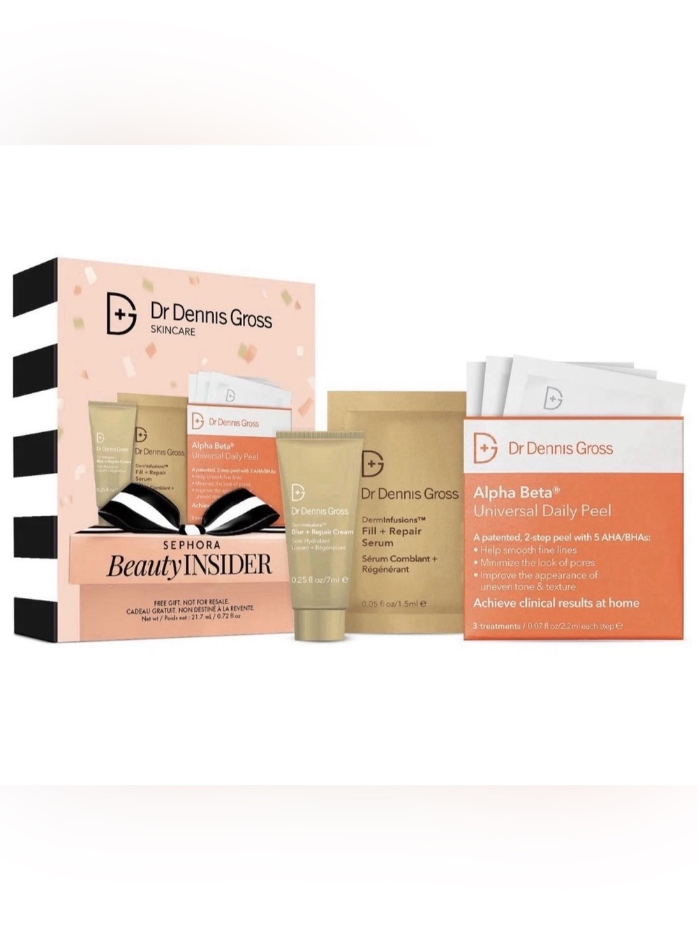 Dr. Dennis Gross Sephora Beauty Insider Set: Peel, Cream, & Serum